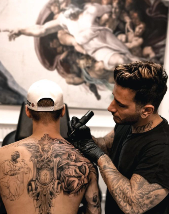 Saints touch gallery